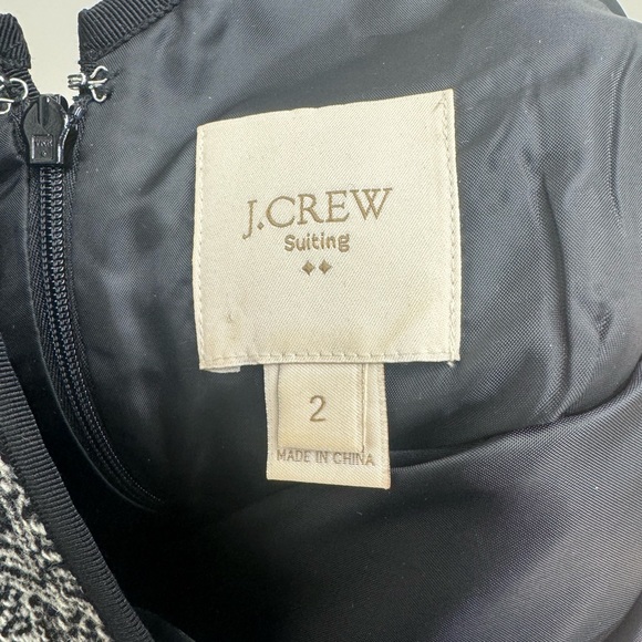 Black and white J Crew pencil dress - Picture 3 of 3